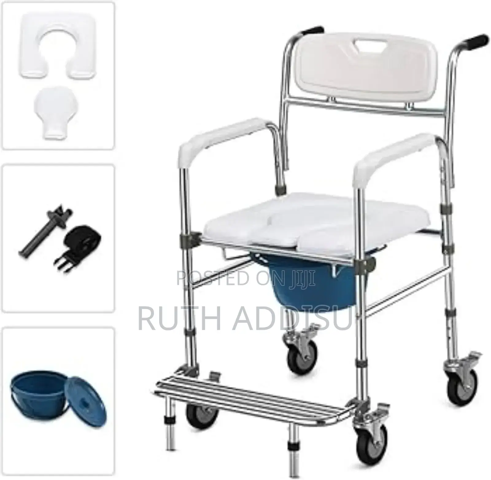 Mobility Aid Commode Small Wheel Chair來自commode Chair New