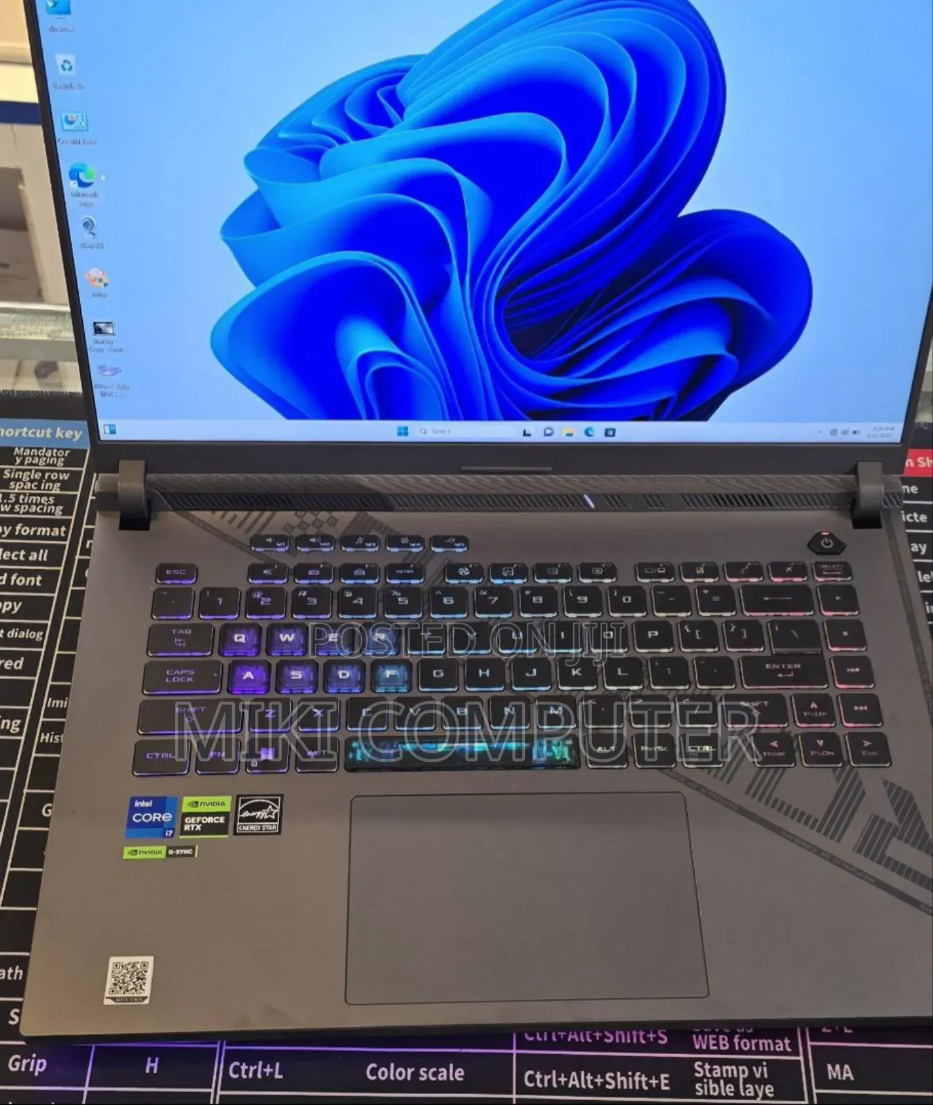 New Laptop Asus ROG Zephyrus G15 16GB Intel Core I7 SSD 1T