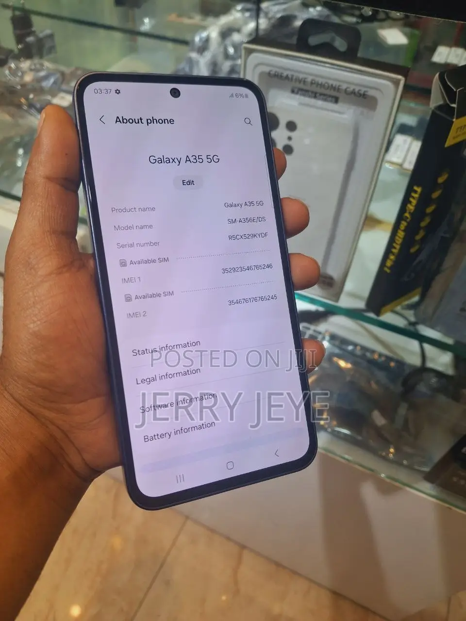 New Samsung Galaxy A35 128 GB Black