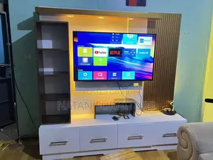 ቲቪ ስታንድ Wall Modern With High Quality Made of MDF #1