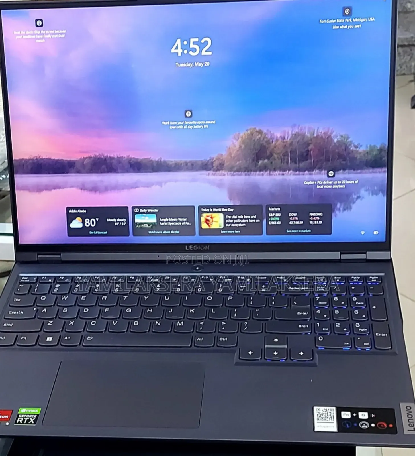 New Laptop Lenovo Legion 5 16GB AMD Ryzen 7 SSD 512GB