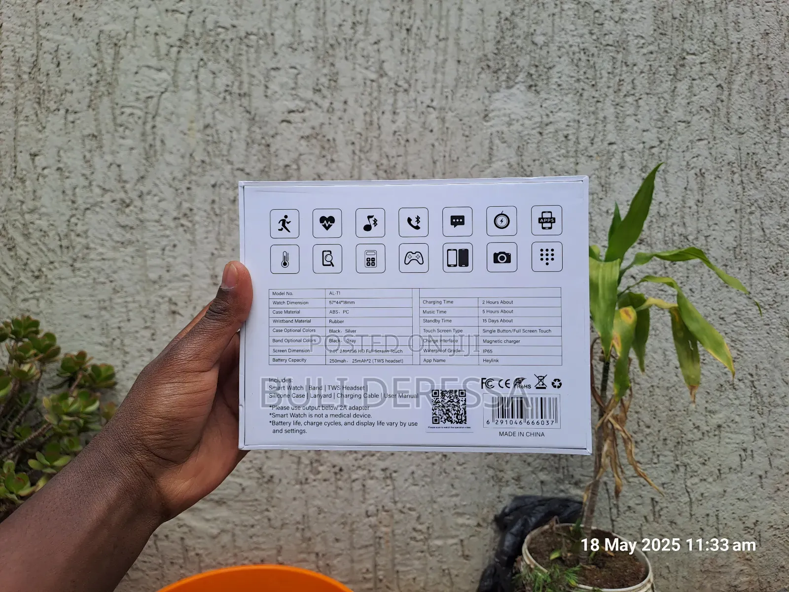 Al-T1 Smartwatch TWS Combo