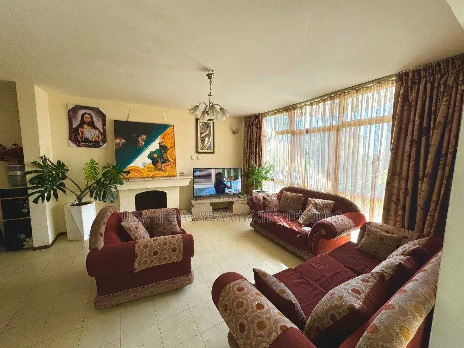 Furnished 5bdrm House in Gift Real State, Yeka for sale