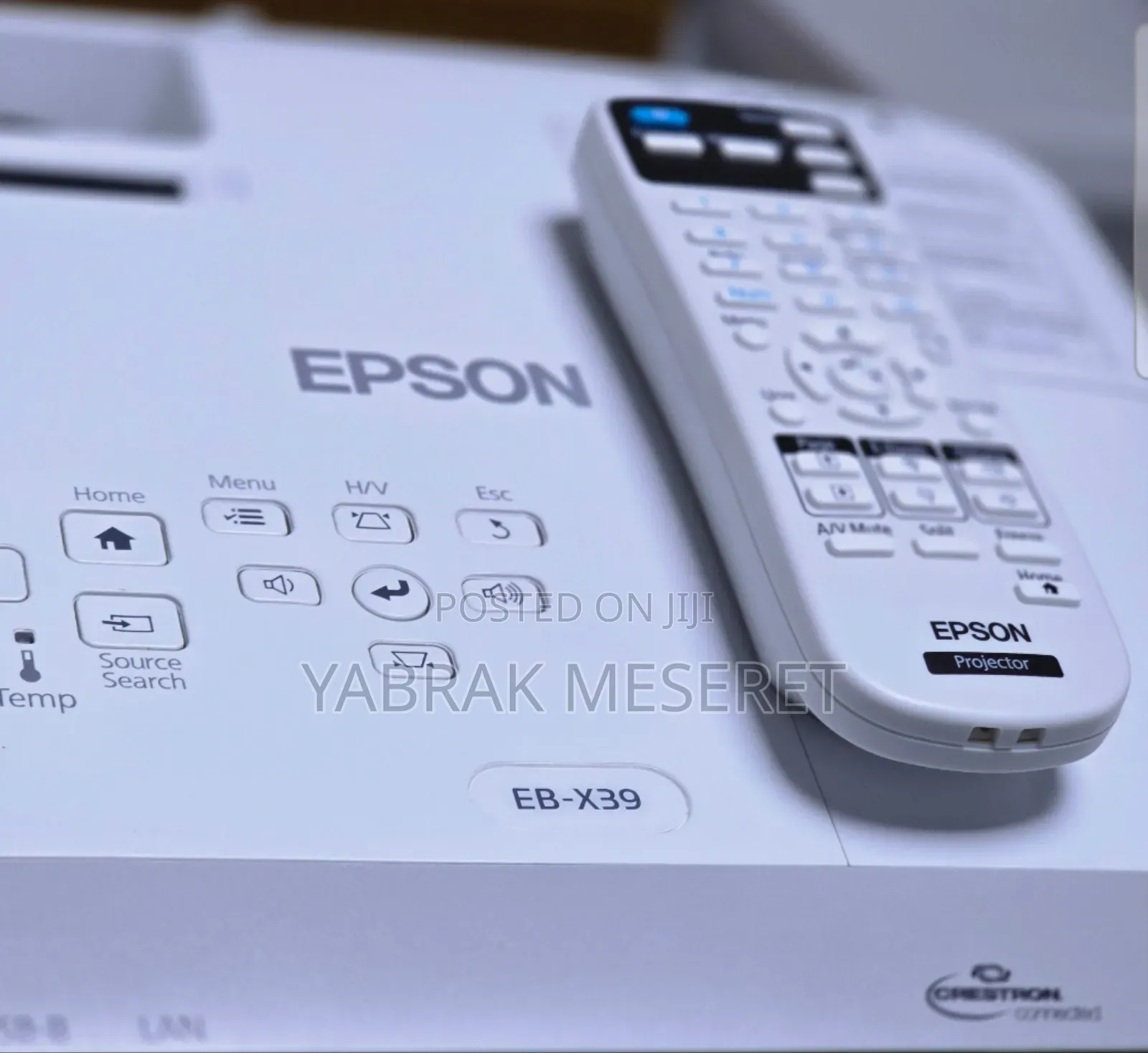 Epson Projector 
Has Remote 
Model Name: Eb-X39