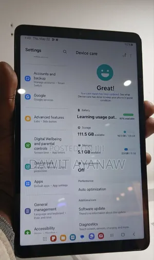 New Samsung Galaxy Tab A9 128 GB Silver