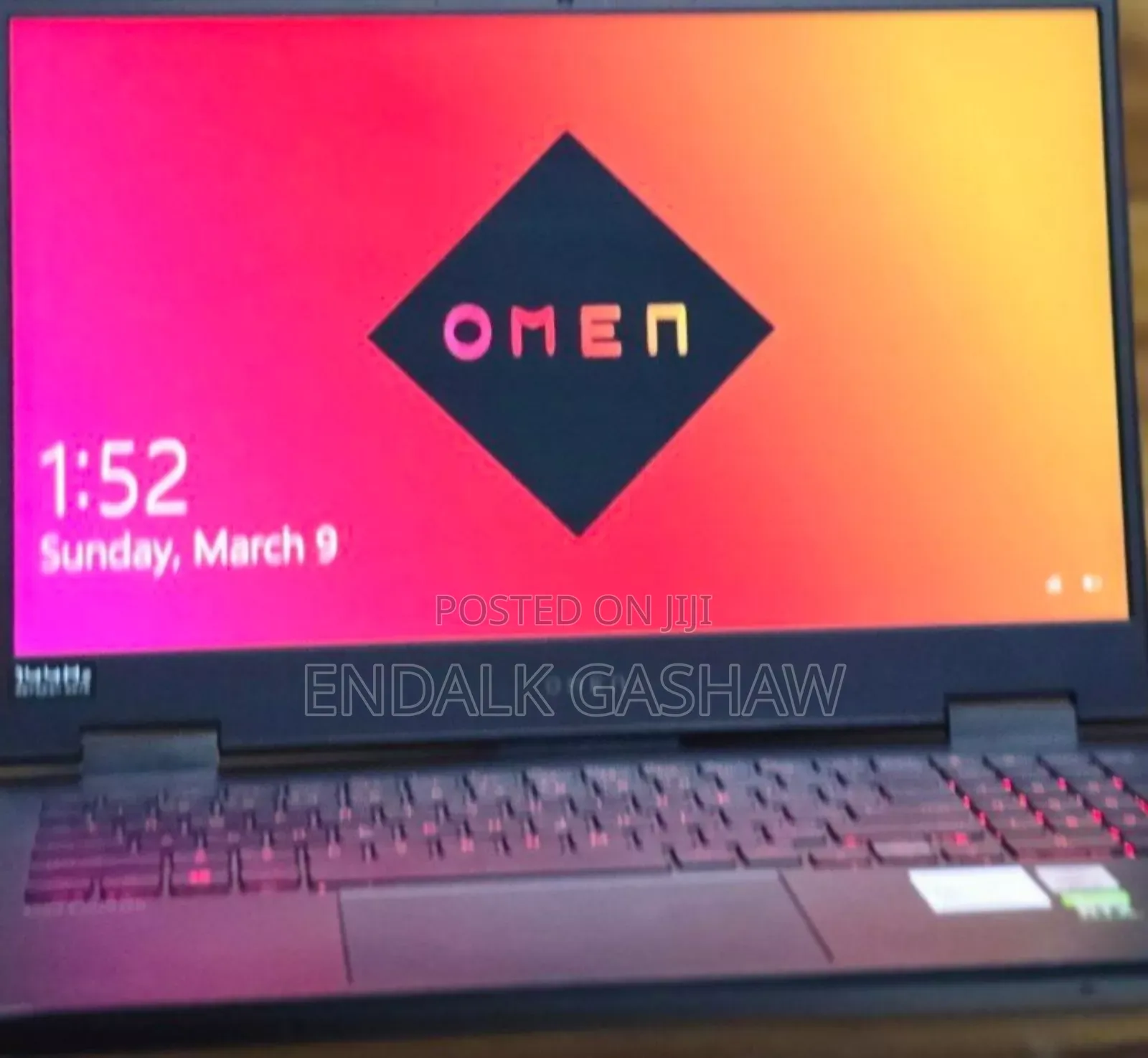 New Laptop HP Omen 15 16GB Intel Core I7 SSD 512GB