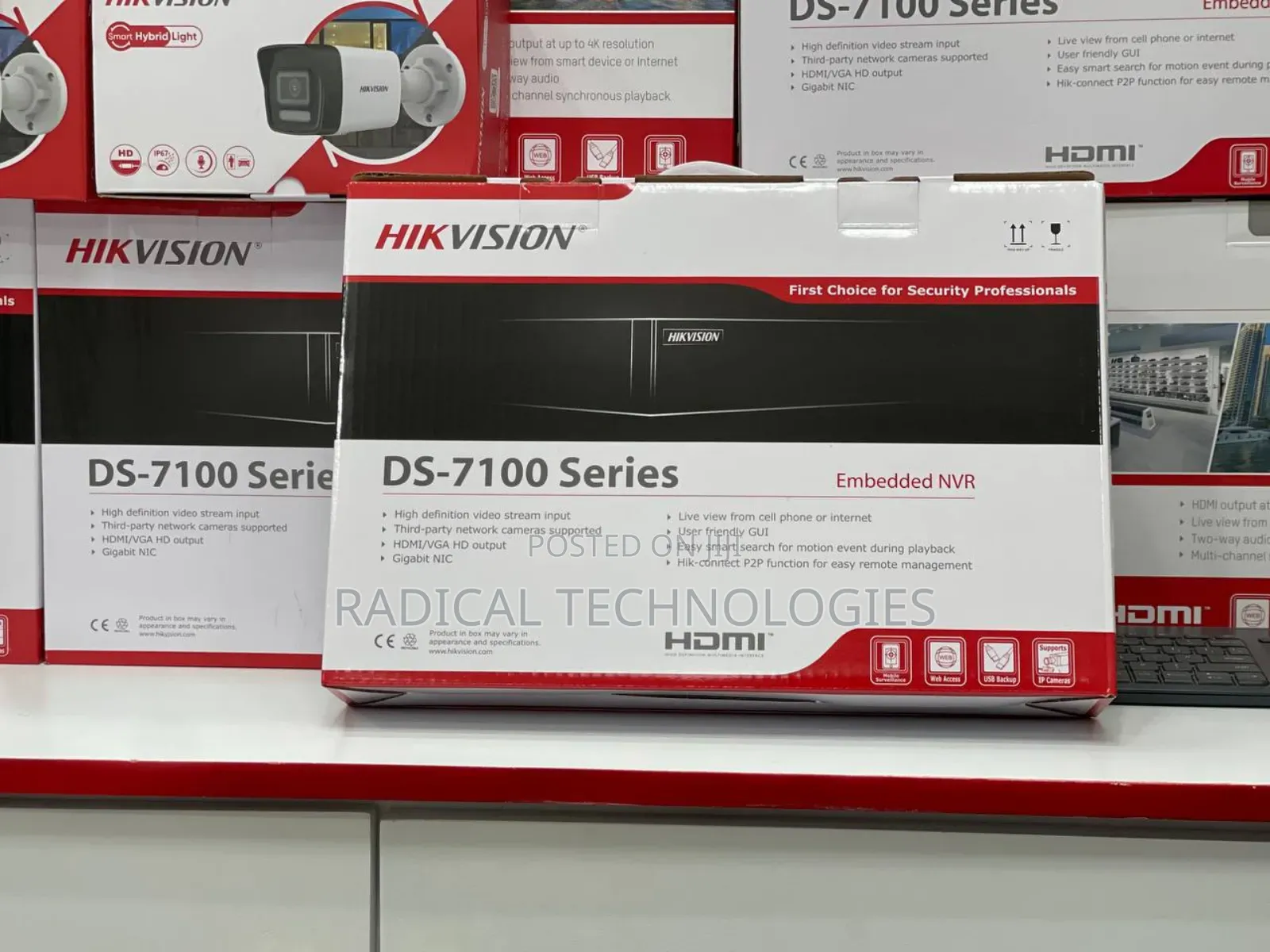 Hikvision 4 Chamnel NVR 7100 Series Security Camera Imou Mi