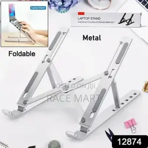 Foldable Height Adjustable Metal Frame Laptop Stand
