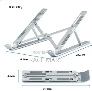 Foldable Height Adjustable Metal Frame Laptop Stand