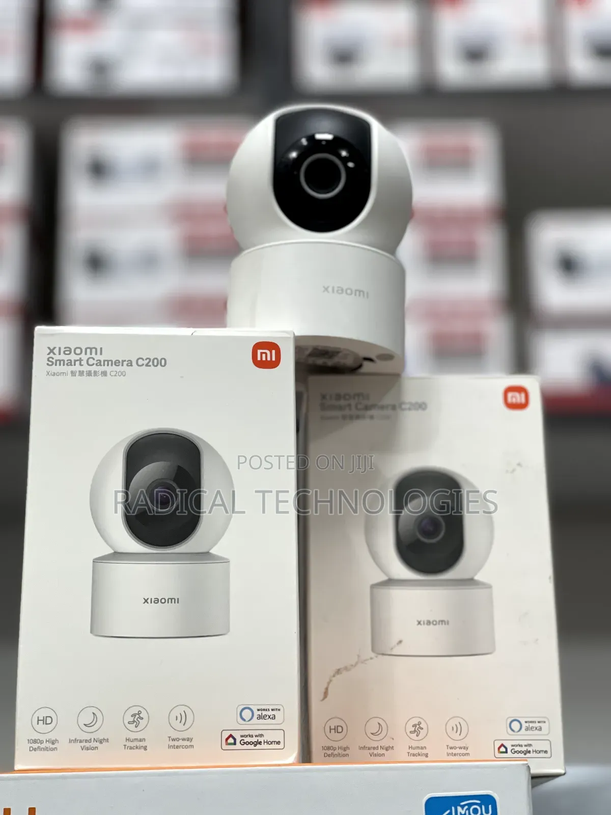 Xiaomi C200 360° ድምፅ የሚቀርፅ Security Camera Imou Ezviz Bulb