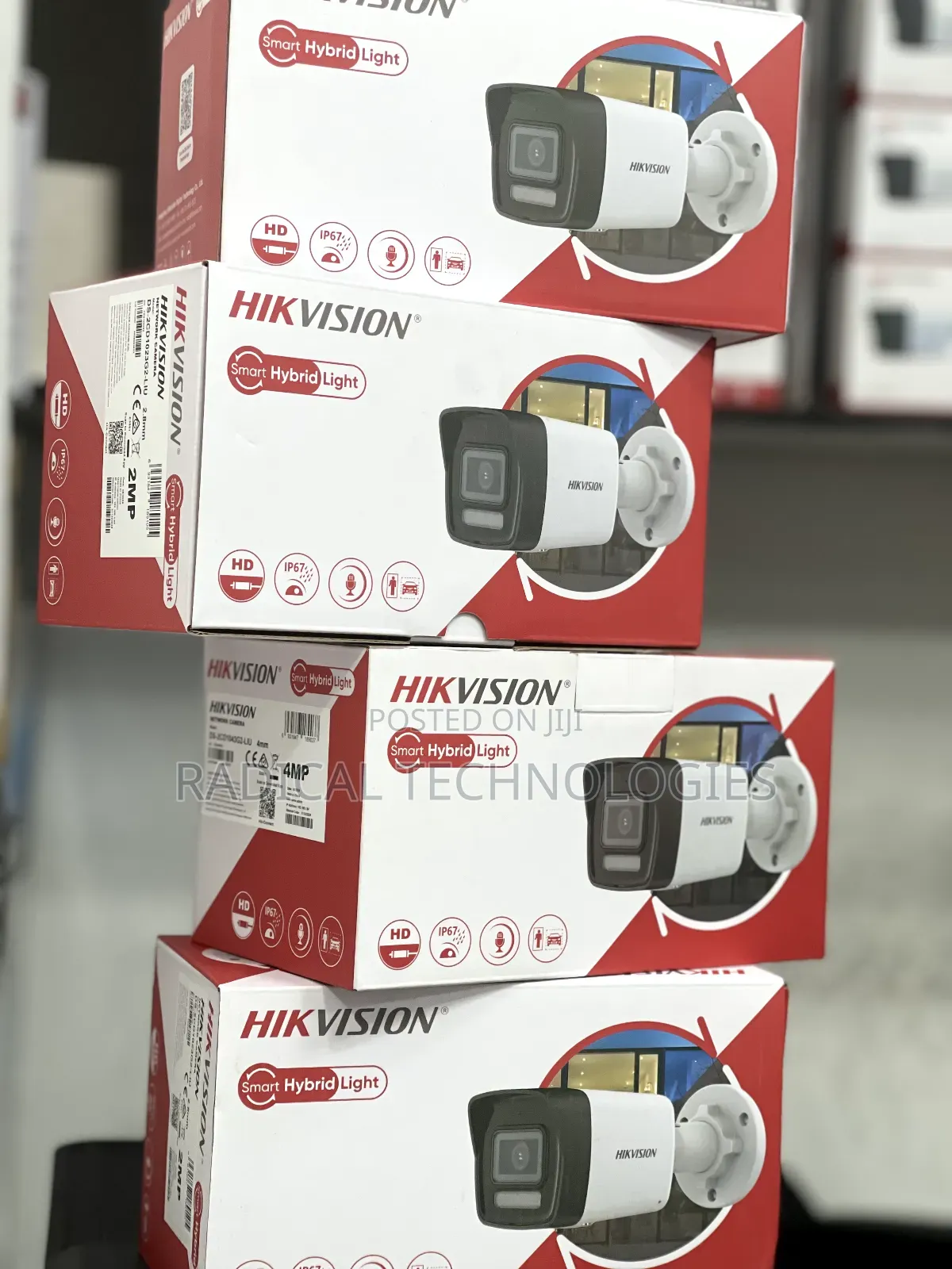 Hikvision Hybrid 2 4mp Security Camera NVR Serveillence Imou