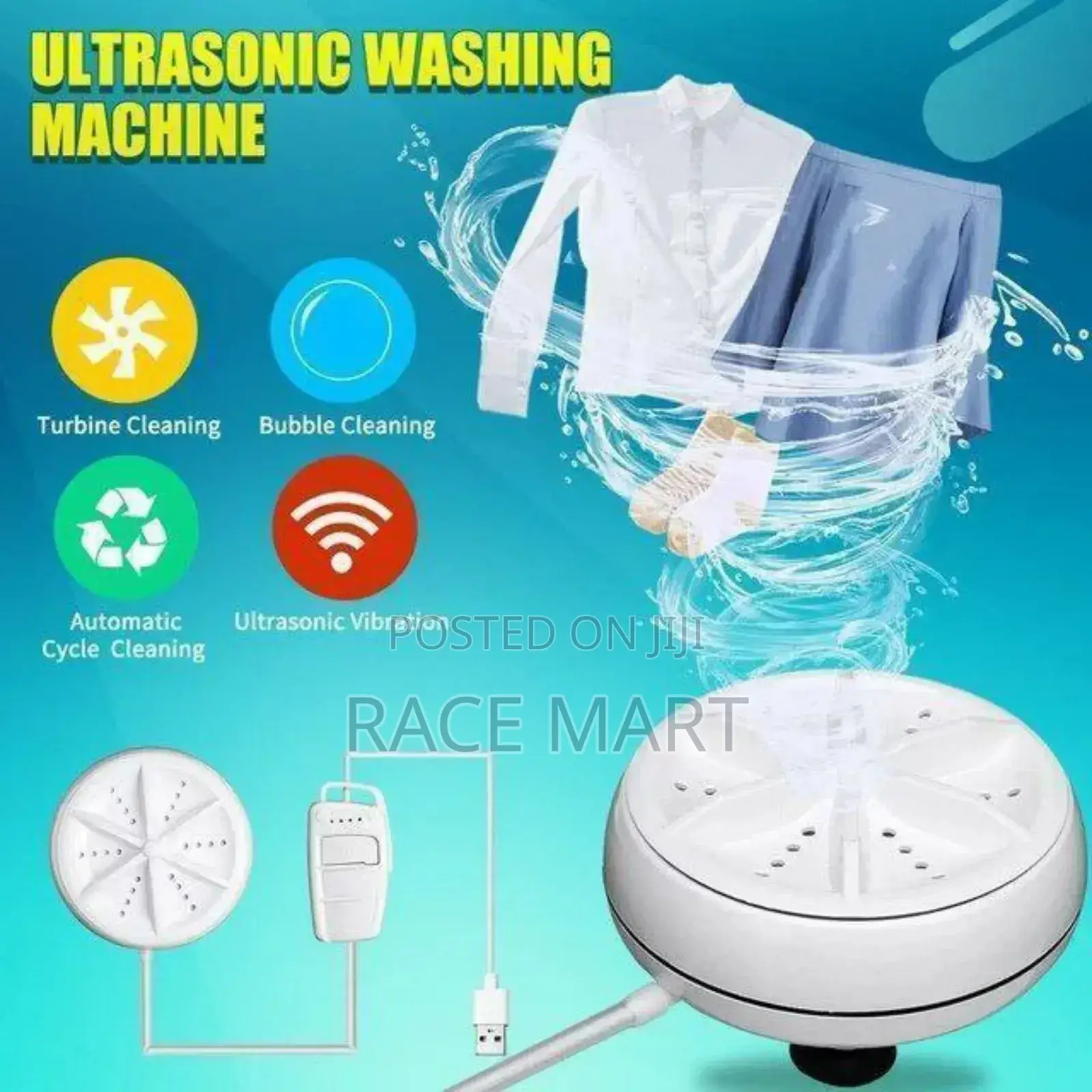 Mini Ultrasonic Turbine Washer