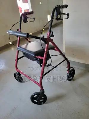Photo - Walkerلwalker٨walking Frame With 8 Inch Wheels ( Rollator)