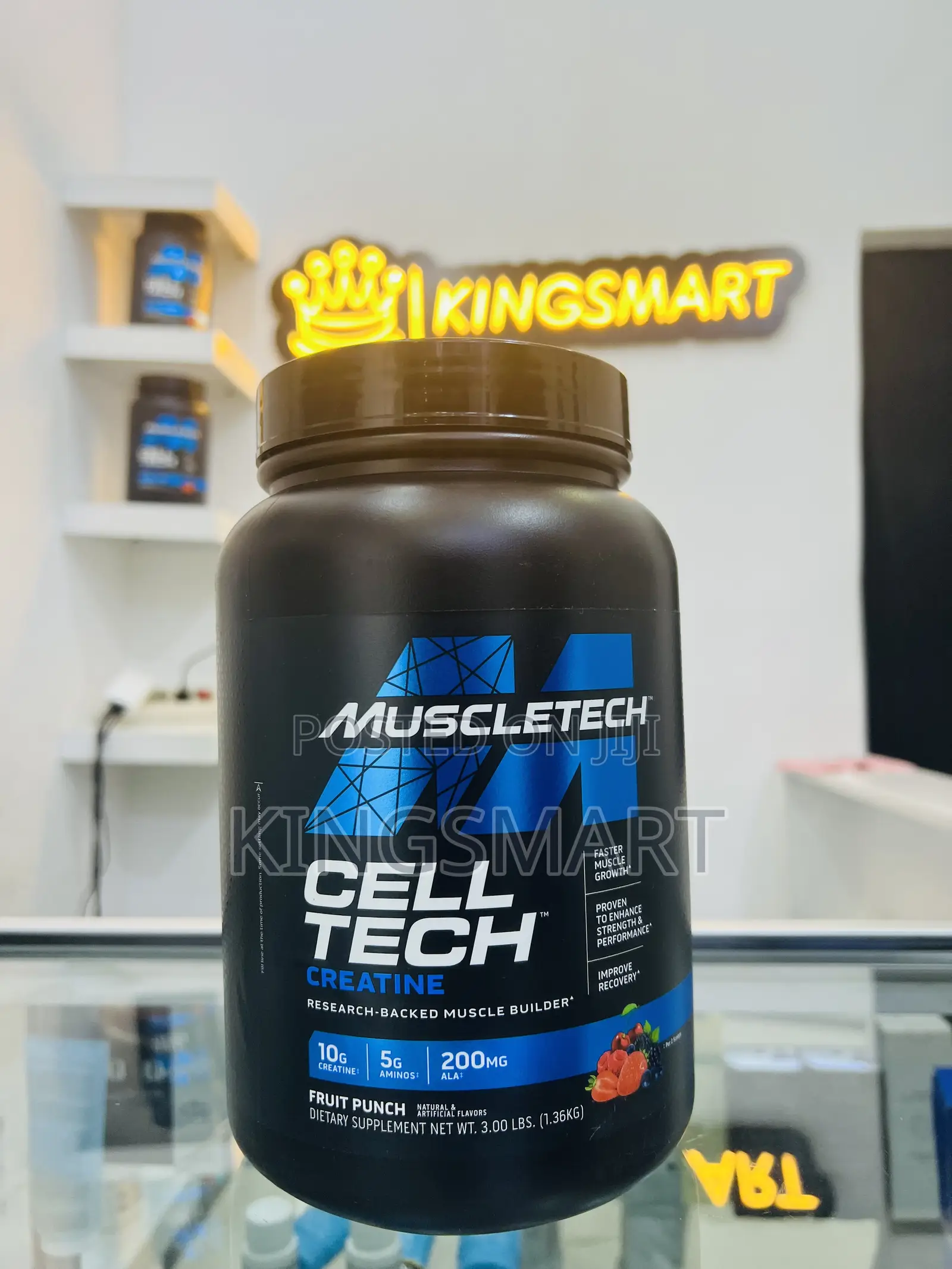 10gm Per Serving Creatine Monohydrate With 300 Calories