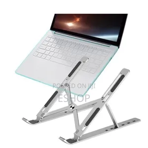 Photo - **Stylish Functional – Foldable Metal Laptop Stand!**