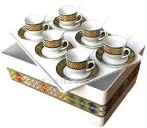Ethiopian Coffee Cup Set 12 Pcstílét (ጥለት) Sini