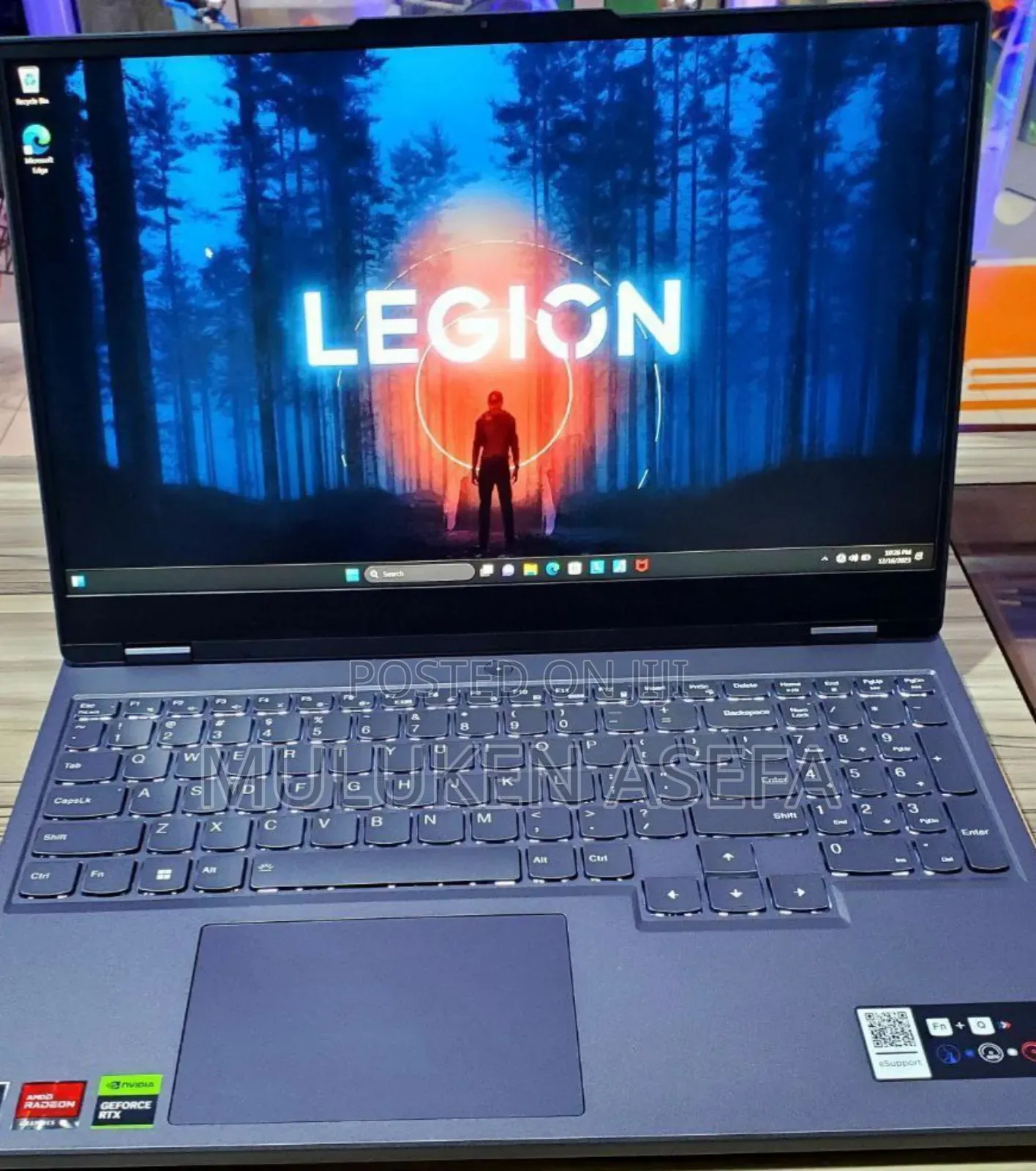New Laptop Lenovo Legion 5 16GB AMD Ryzen 7 SSD 1T
