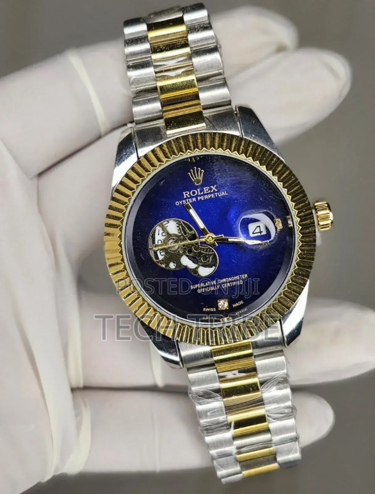 Rolex Quartz Movement Stainless Steel Analog Watch Authentic