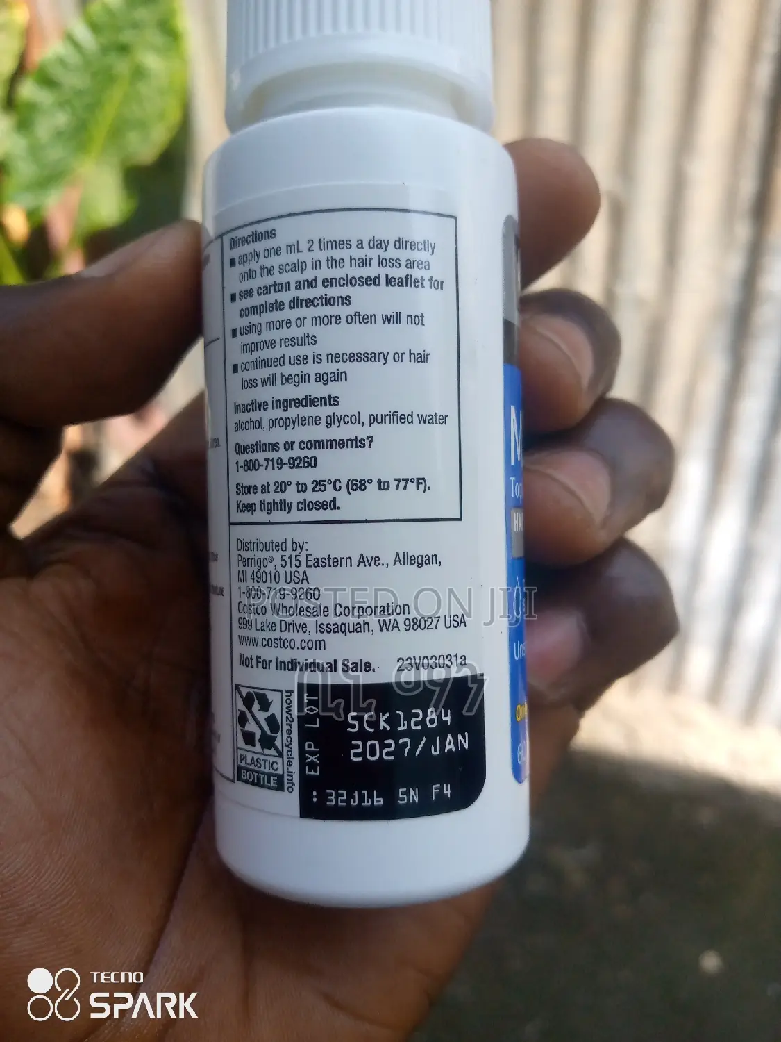 Original Hair Growth Organic Hair Oil 5% Minoxidil