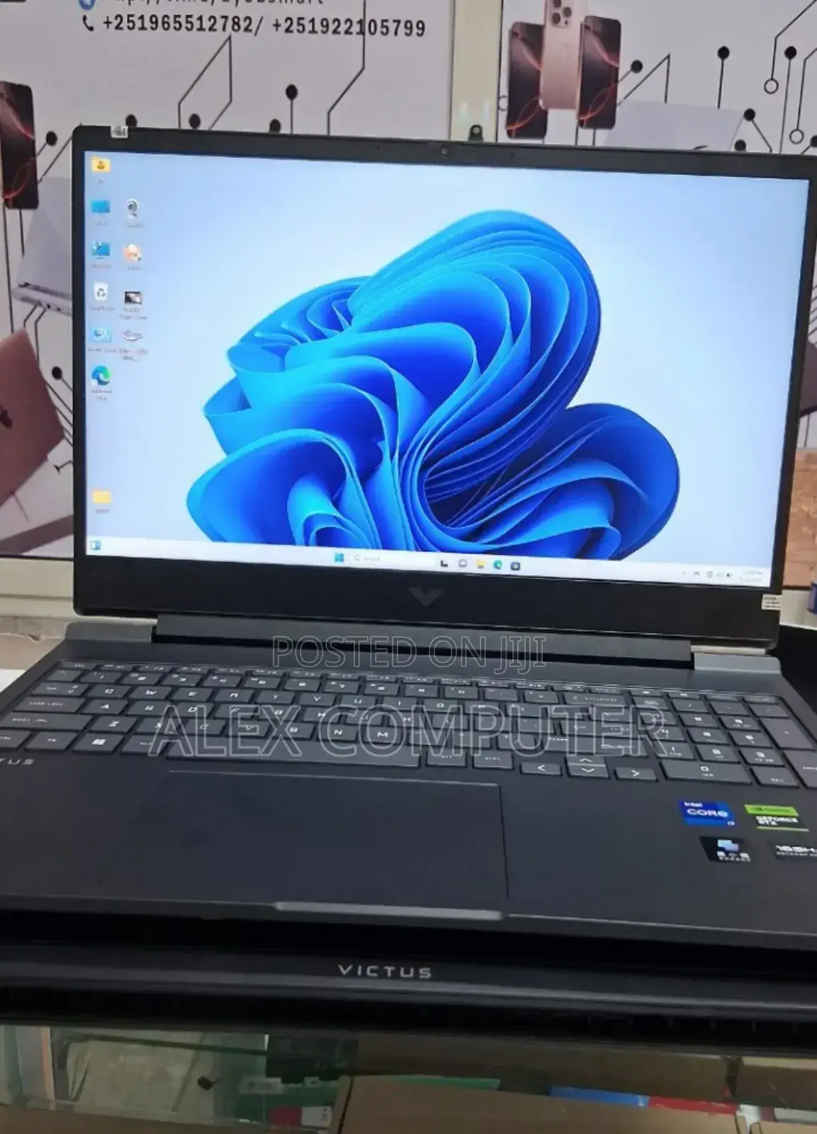 New Laptop HP Victus 16 8GB Intel Core I7 SSD 1T