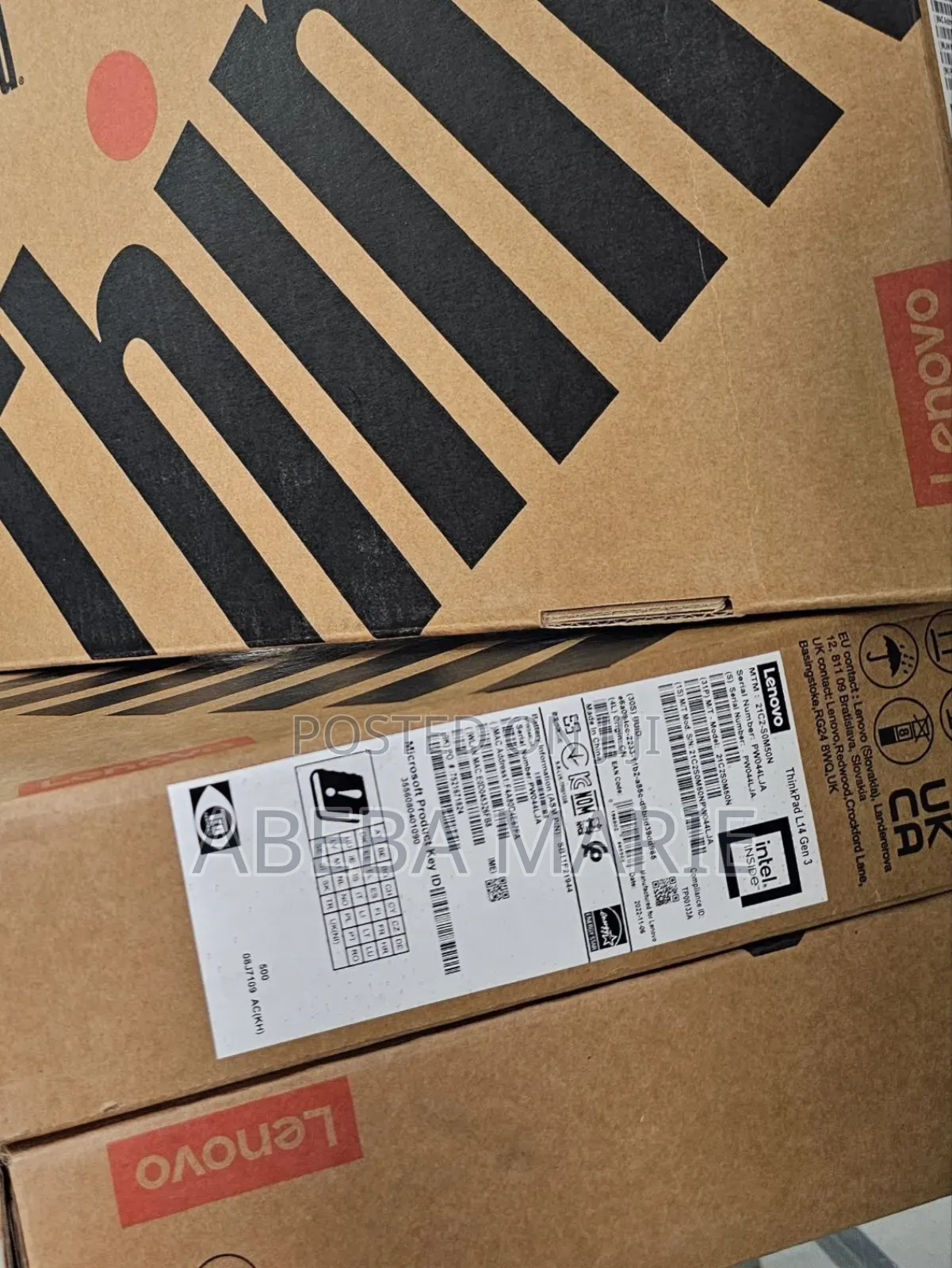 New Laptop Lenovo Thinkpad L14 16GB Intel Core I5 SSD 512GB