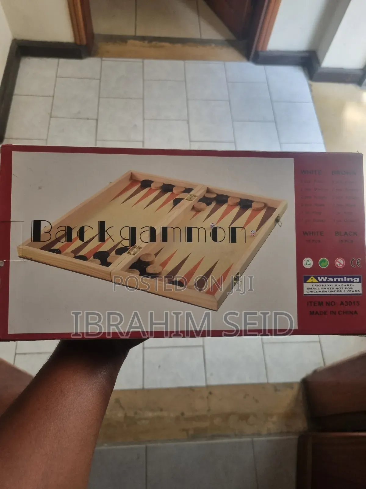 3 in 1 Chess/Backgammon/Checkers