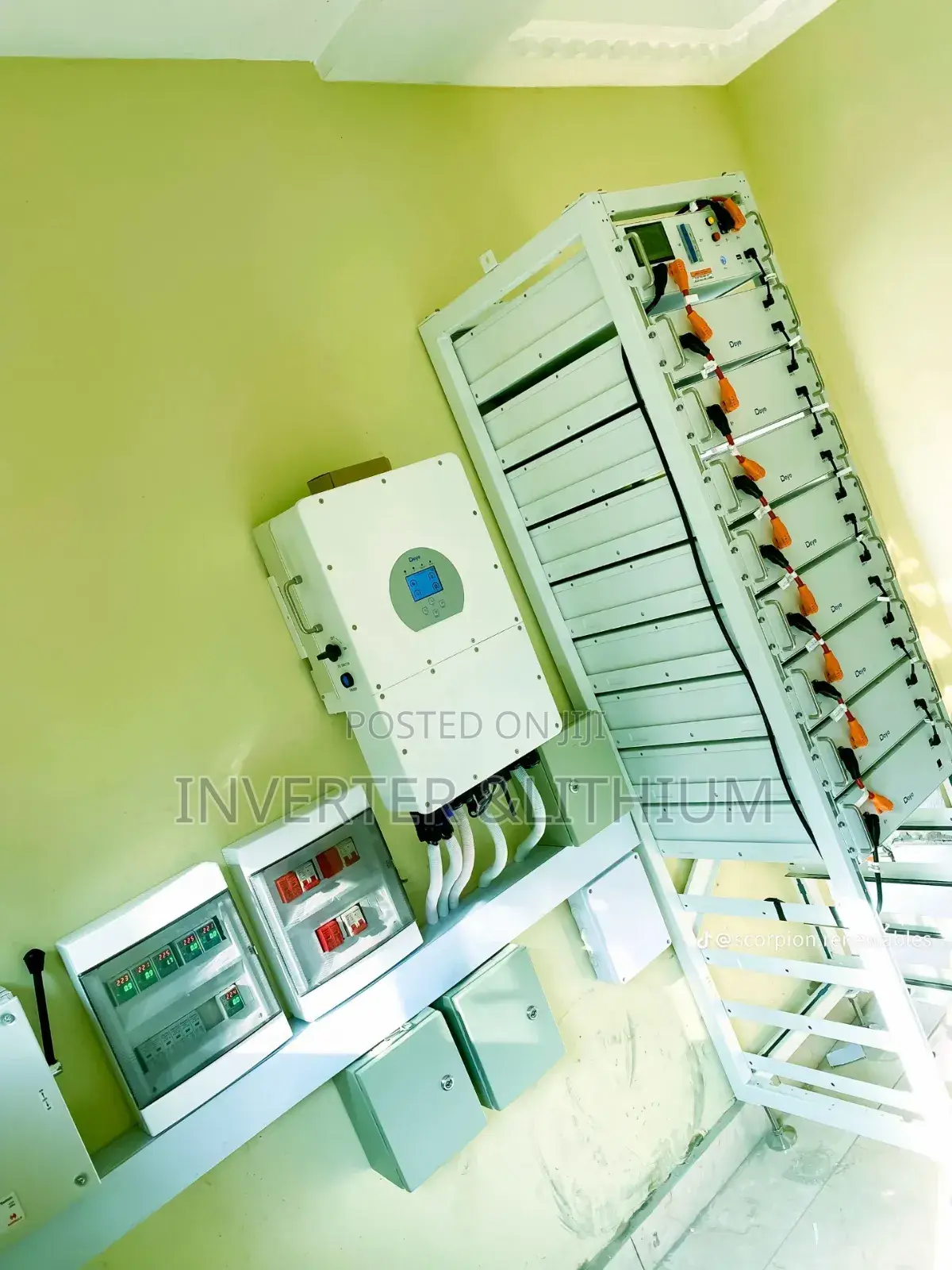 Hybrid Inverter Lithium Ion Battery (Deye ,Must,Sako)