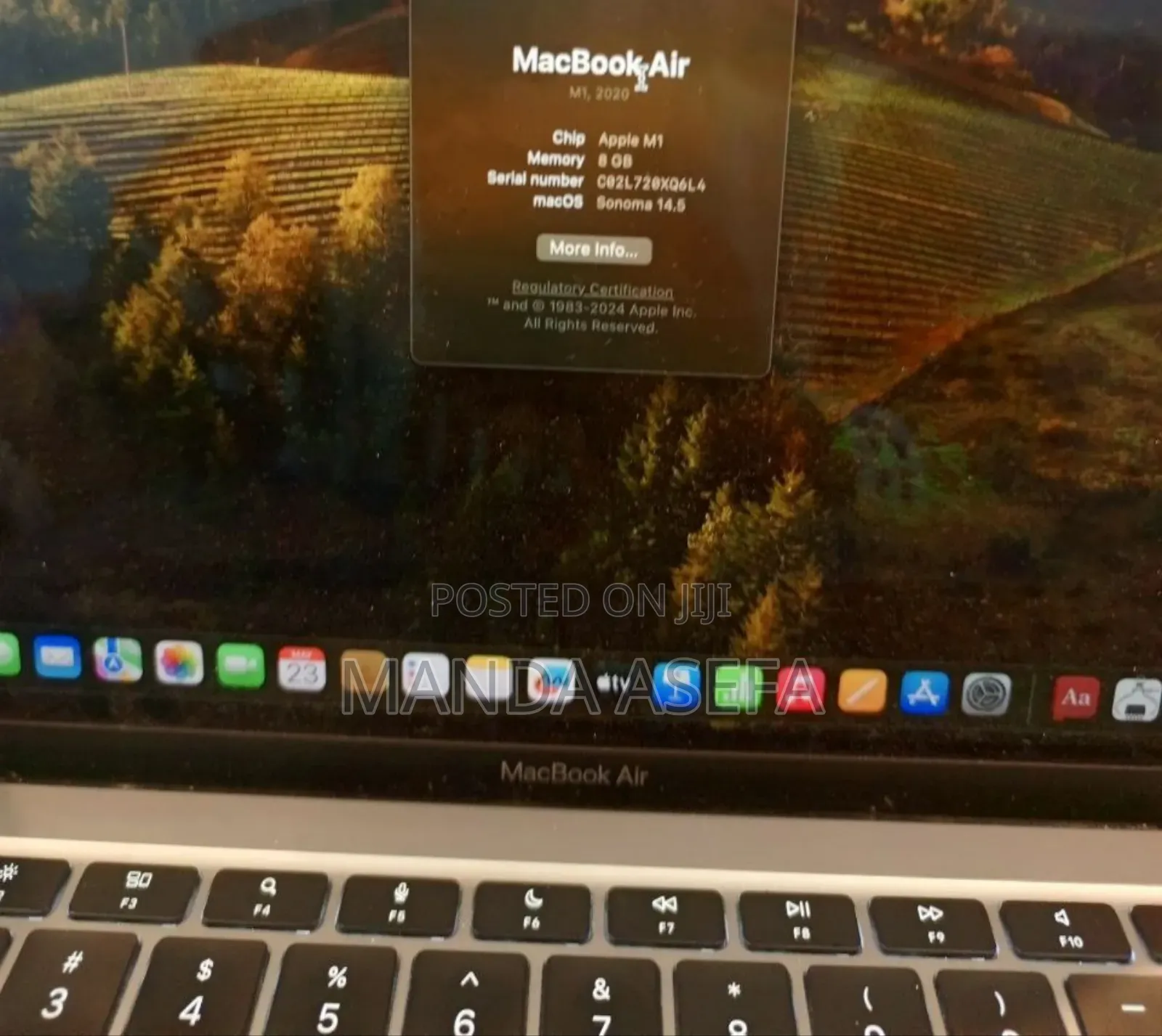 New Laptop Apple MacBook Air 8GB Apple M1 SSD 256GB