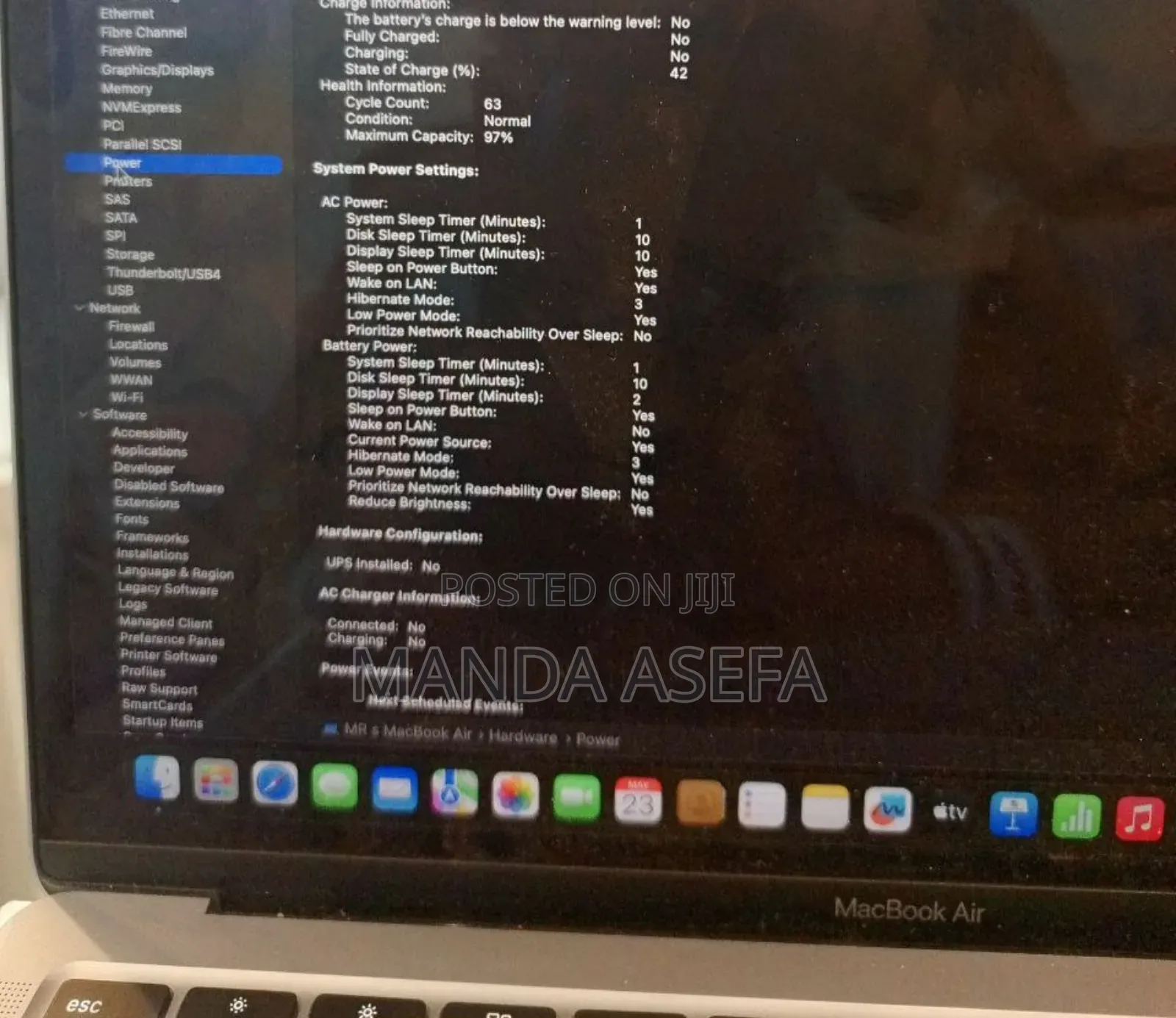 New Laptop Apple MacBook Air 8GB Apple M1 SSD 256GB