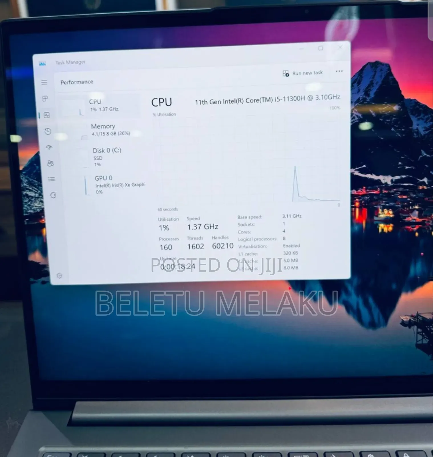 New Laptop Lenovo Yoga 7i 16GB Intel Core I5 SSD 512GB