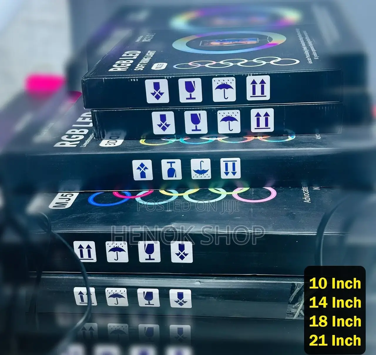 ከ 10 እስከ 21 Inch Ring Light | ለ Tiktok , ለ Youtube, ለ Makeup