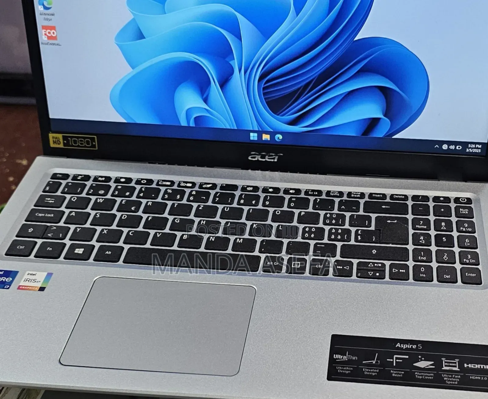 New Laptop Acer Aspire 5 16GB Intel Core I7 HDD+SSD 1T