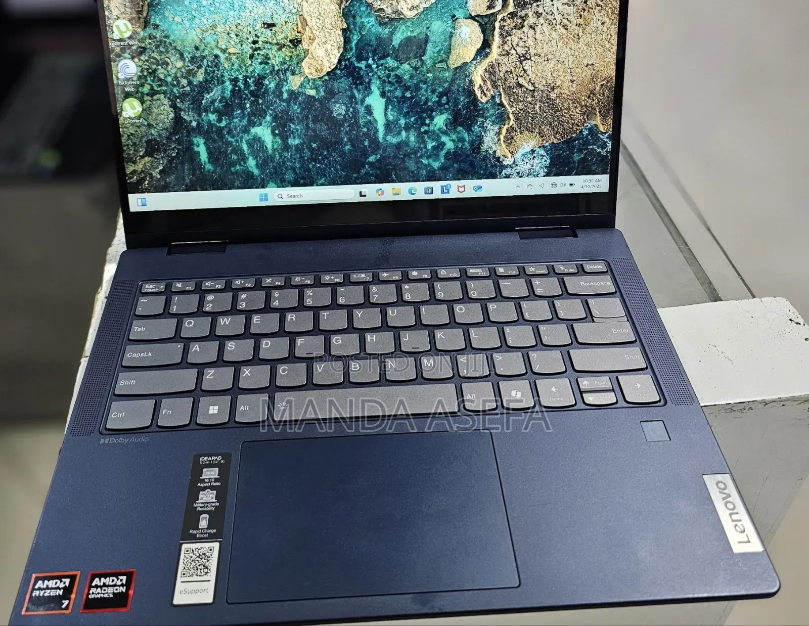 New Laptop Lenovo 16GB AMD Ryzen 7 SSD 1T