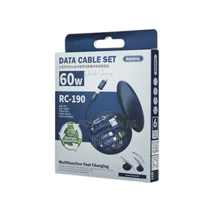 Remax Multipurpose Data Cable Set | 60w Type-C Fast Charging