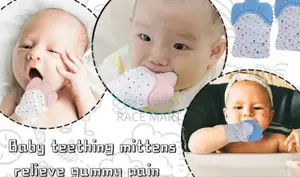 Silicon Baby Tooth Gum Mittens