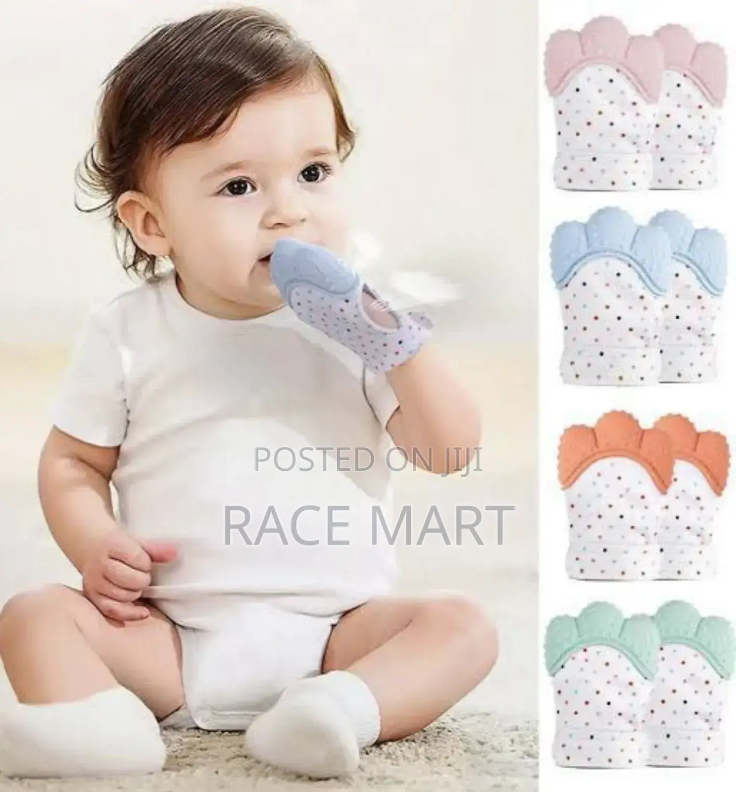 Silicon Baby Tooth Gum Mittens