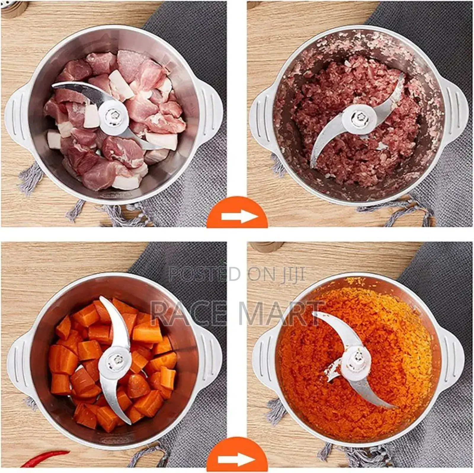 4 L Hobby Lobby Electric and Manual Food Chopper