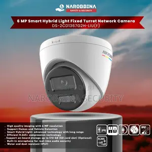 Photo - Hikvision 6mp Clorvu Smart Hybrid Light Turret Camera