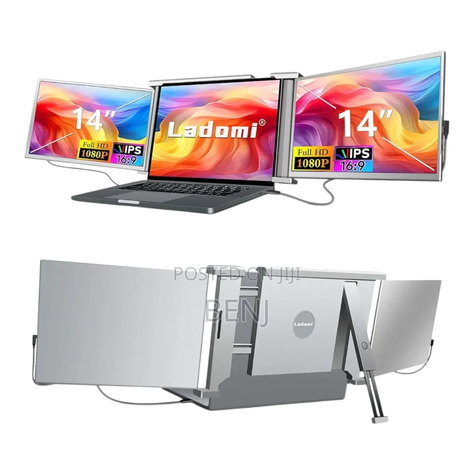 14" Full Hd 60 Hz Laptop Screen Extender | Adjustabls Size