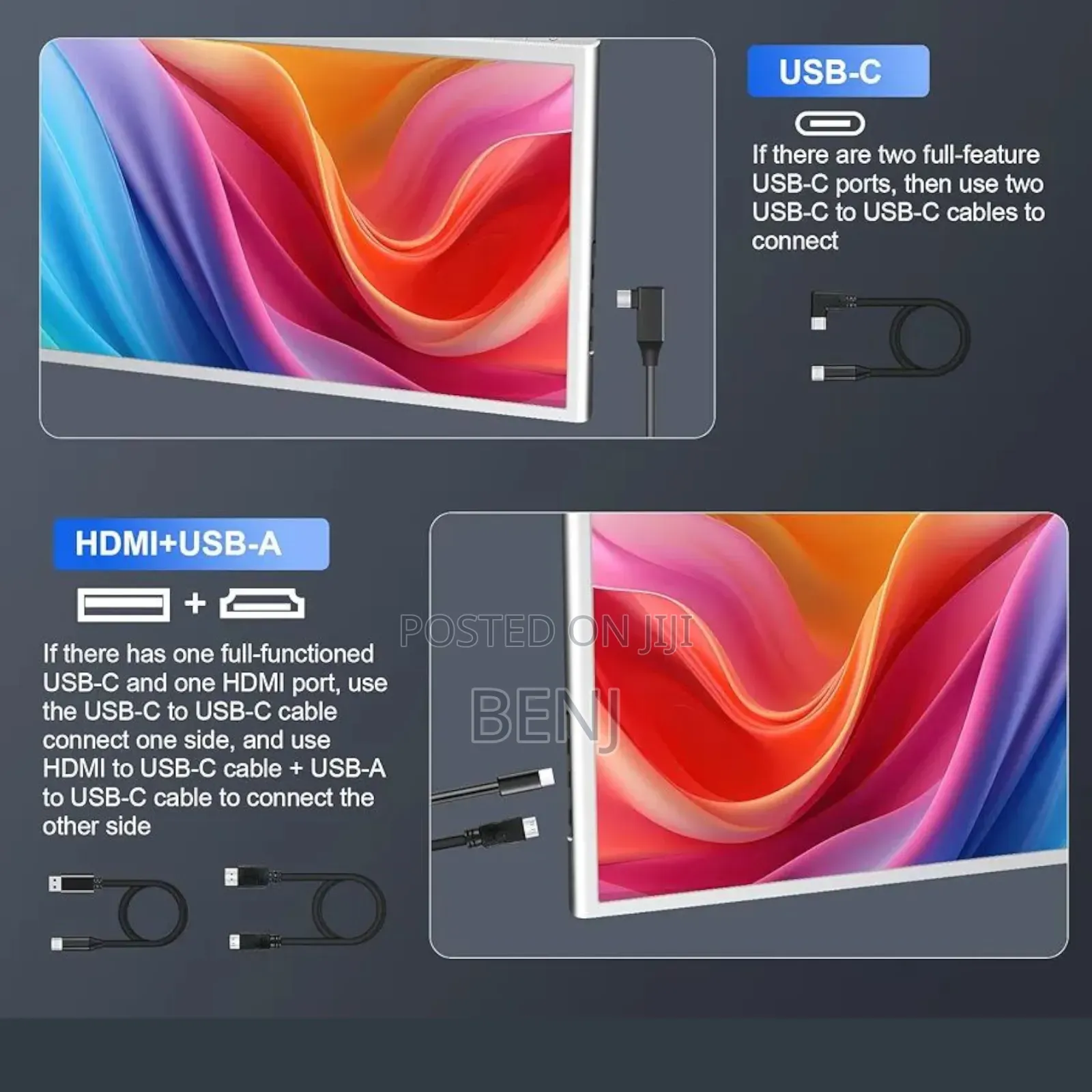 14" Full Hd 60 Hz Laptop Screen Extender | Adjustabls Size