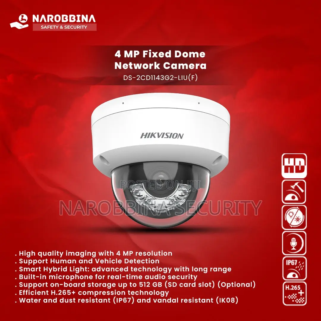 Hikvision 4mp Smart Hybrid Dome Camera
