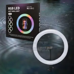 Photo - 14 Inch RGB Ringlight: Achieve Flawless Skin Eyes