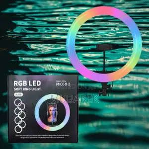 Photo - 14 Inch RGB Ringlight: With Bluetooth Remote Shutter