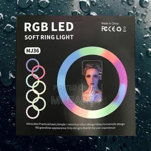 Photo - 14 Inch RGB Ringlight: With Sturdy Tripod Base