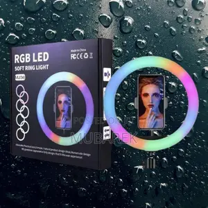 Photo - 14 Inch RGB Ringlight: Versatile Lighting for Every Setting