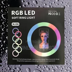 Photo - 14 Inch RGB Ringlight: Built-in Color Temperature Control