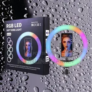 Photo - 14 Inch RGB Ringlight: Achieve Perfect Lighting for Any Shot