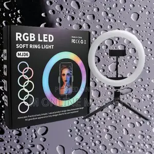 Photo - 14 Inch RGB Ringlight: With Universal Phone Holder