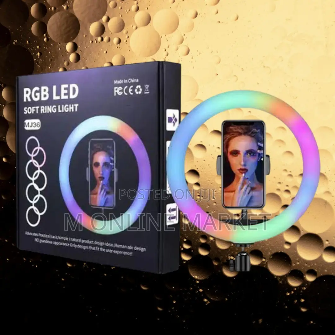 14 Inch RGB Ringlight: Compact Travel-Friendly Design