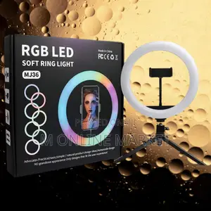 Photo - 14 Inch RGB Ringlight: Illuminate Your Live Broadcasts